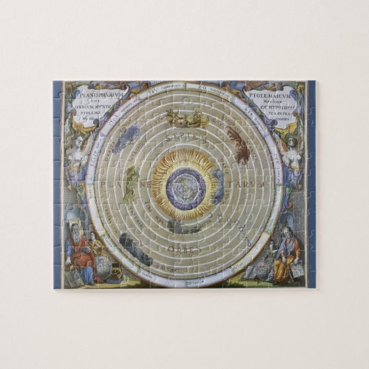 Ptolemaic Planisphere door Andreas Cellarius Legpuzzel (Horizontaal)