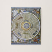 Ptolemaic Planisphere door Andreas Cellarius Legpuzzel (Verticaal)