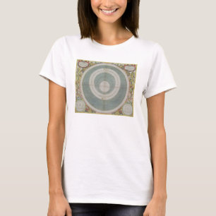 Ptolemaic System, van 'The Celestial Atlas' of T-shirt