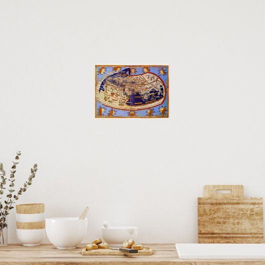 Ptolemy Map Poster (Keuken)