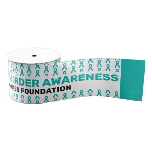 PTSD Awareness Patroon Ribbon Grosgrain Lint