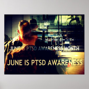 PTSD-bewustzijnsposter Poster