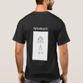 PTSD grappig T-shirt (Achterkant)