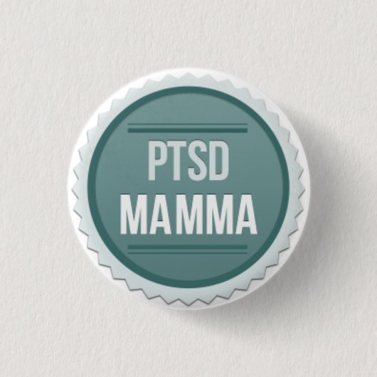 PTSD Mamma Ronde Button 3,2 Cm (Voorkant)