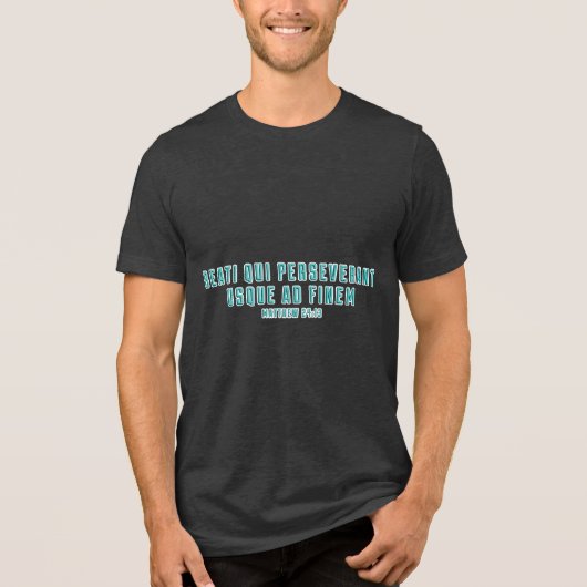 PTSD Matthew 23:14 Verse  Tri-Blend Shirt (Voorkant)