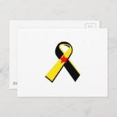 PTSD MILITAIRE RIBBON BRIEFKAART (Voorkant / Achterkant)