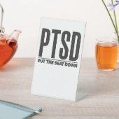 PTSD-teken Reclamebord Met Voetstuk (Insitu)