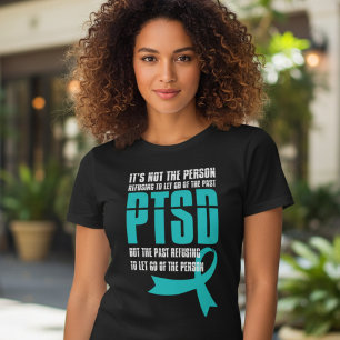 PTSD Voortdurend Trauma Lichtblauwe Lint Bewustzij Tri-Blend Shirt