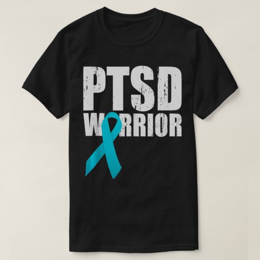 PTSD-WARRIOR - Geweldig bewustmakingsgeschenk T-shirt (Design voorkant)