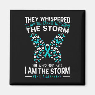 PTSS Awareness Butterfly Posttraumatische Stress D Magneet