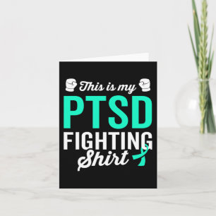 PTSS Stress Warrior Survivor Awareness Get Well Re Kaart