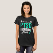 PTSS Stress Warrior Survivor Awareness Get Well Re T-shirt (Voorkant volledig)