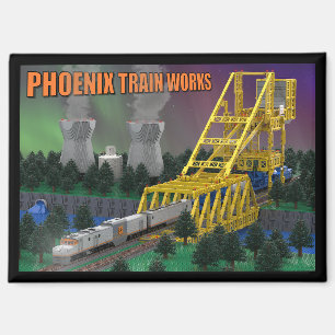 PTW Atoomkracht Trein Magneet