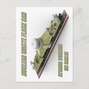PTW Moderne Amerikaanse nucleaire flask wagon ansi Briefkaart