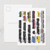 PTW Trein Collectie Ansichtkaart Briefkaart (Voorkant / Achterkant)
