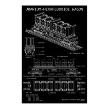PTW Uranium Hexafluoride Wagon "Blauwdruk"