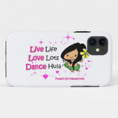 Pualani Girl Hawaii - iPhone4 Hoesje (Achterkant (horizontaal))