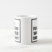 Pub Landlord Super Talent. Café Mug (Centre)