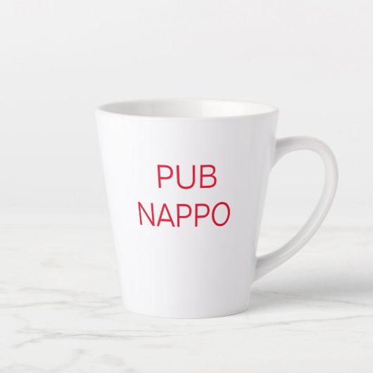 Pub Nappo cup mijn zomerauto Latte Mok (Rechts)