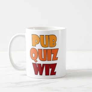 Pub Quiz Wiz Grappige Trivia Challenge Design Koffiemok