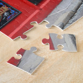 Pub rouge de barre de temple dans le puzzle de (Côté)