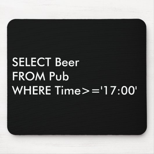 Pub SQL Muismat (Voorkant)