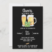 Pub Style New Year's Party Invitation (Devant)