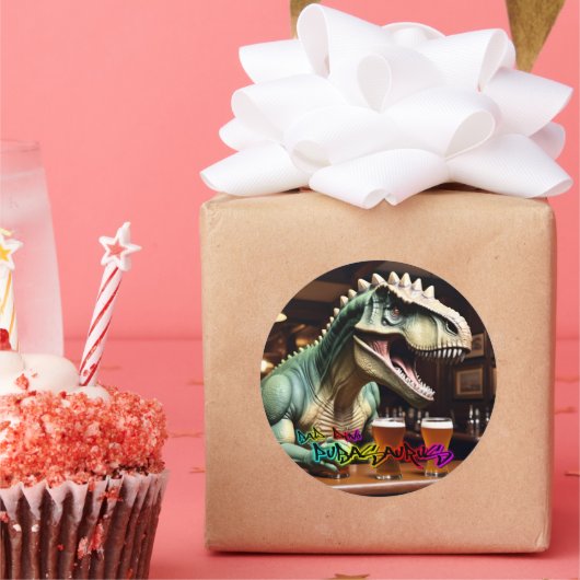 Pubasaurus Sticker van BAD Dino (Feest)