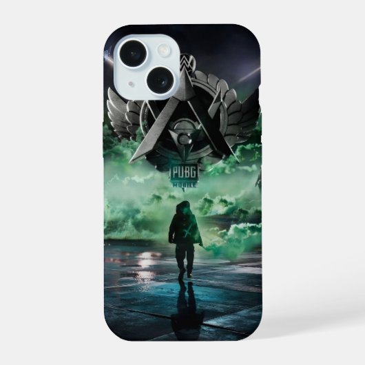 PUBG iPhone 15 hoesje (Achterkant)