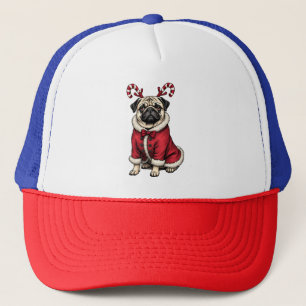 PubHond met Kerstman Pak voor Kerst Hond Liefhebbe Trucker Pet