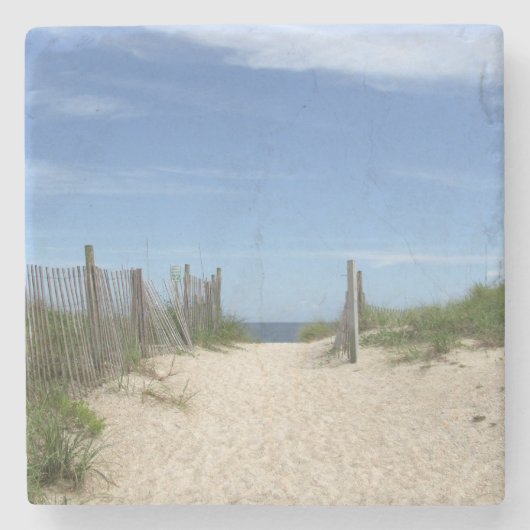 Public Access 32, Wright tsville Beach Stenen Onderzetter (Voorkant)