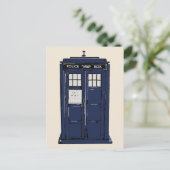 Public Call box van politie Briefkaart (Staand voorkant)