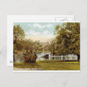 Public Garden, Boston 1909 Briefkaart (Voorkant / Achterkant)