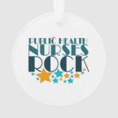 Public Health Neurses Rock Ornament (achterkant)