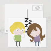 Public Narcolepsy Briefkaart (Voorkant / Achterkant)