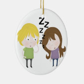 Public Narcolepsy Keramisch Ornament (Rechts)