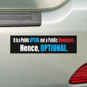Public Option Healthcare Bumpersticker (Op auto)