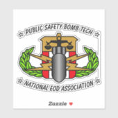 PUBLIC SAFETY BOMB TECH STICKER (Feuille)