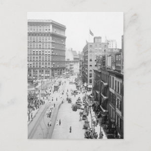 Public Square, Cleveland: 1915 Briefkaart