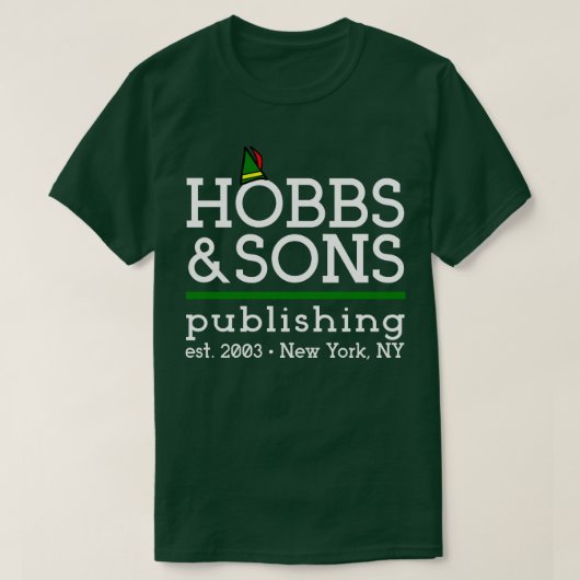 Publication de Hobbs et Sons TShirt (Design devant)
