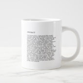 Publication personnalisée Jumbo 20oz Mug (Droite)