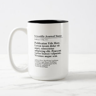 Publication personnalisée Mug à deux tonalités 15o