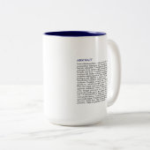 Publication personnalisée Mug à deux tons 15oz - B (Devant droit)