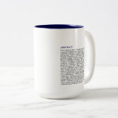Publication personnalisée Mug à deux tons 15oz - B (Devant droit)
