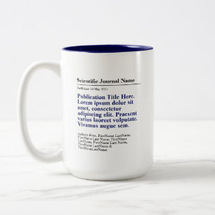 Publication personnalisée Mug à deux tons 15oz - B