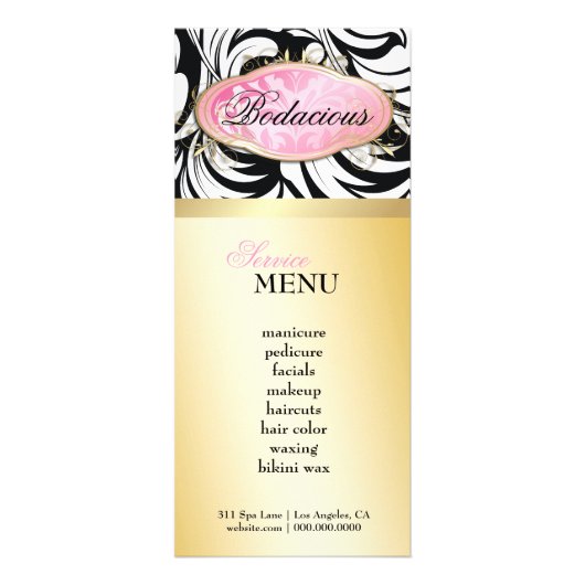 Publicitaire 311 Bodacious Lavish Boutique Leopard Carte de fid (Devant)