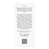 Publicitaire Al Hayy - Carte en rack (Dos)