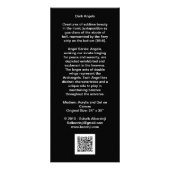 Publicitaire Anges sombres - Longue carte (Dos)