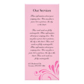 Publicitaire Belle carte de support de technicien de spa et de (Dos)