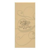 Publicitaire Carte à la mode de support des prix de spa de (Dos)